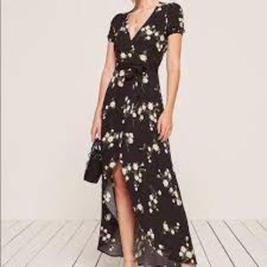 NWT Reformation Petite Maria Dress Wrap M P